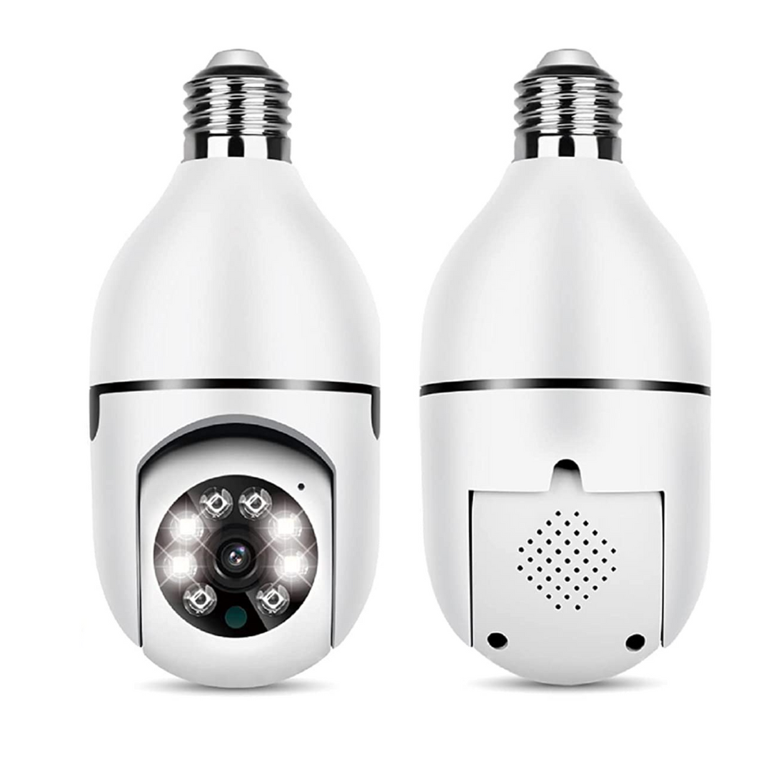 Colverro™ Light Bulb Security Camera with 360° View and Night Vision