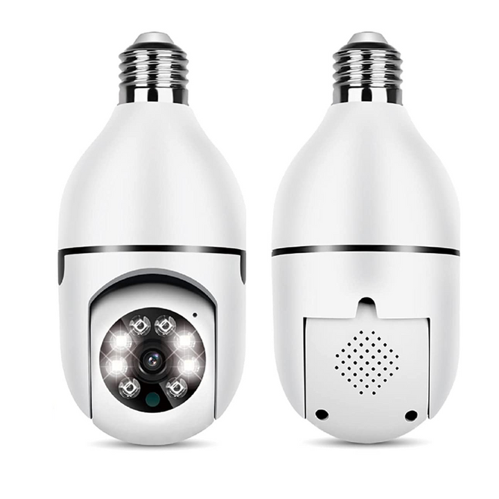 Colverro™ Light Bulb Security Camera with 360° View and Night Vision