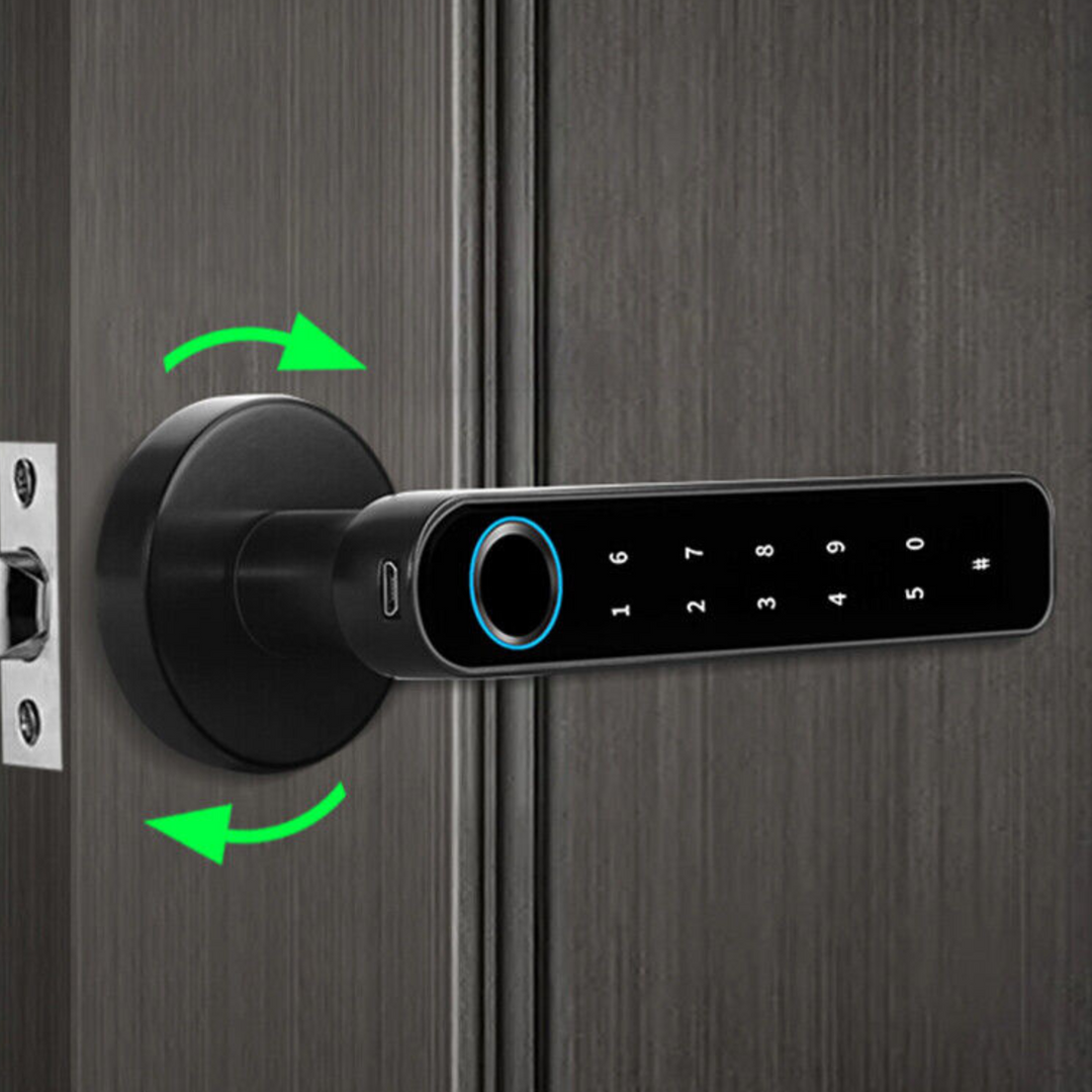 Colverro™ Smart Fingerprint Door Lock with App Control and Key Backup