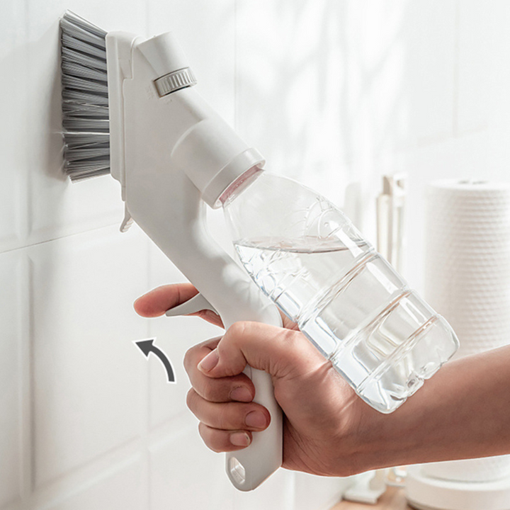 Colverro™ 4-in-1 Bathroom Floor and Wall Scrub Brush with Extendable Handle