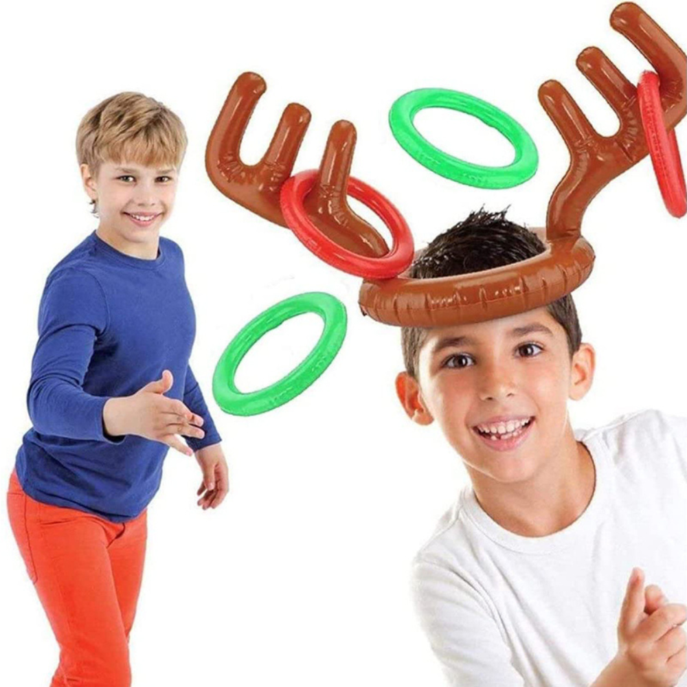 Colverro™ Reindeer Antler Ring Toss Game for Holiday Parties