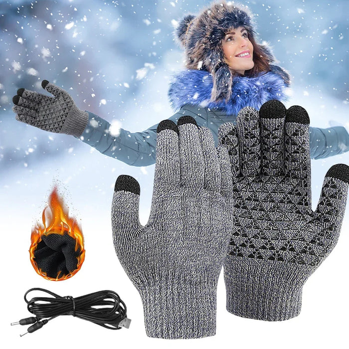 Colverro™ USB Heated Touchscreen Gloves with Anti-Slip Grip