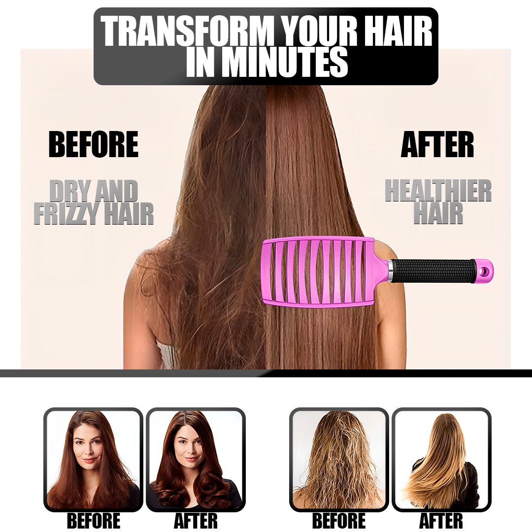 Colverro™ Detangling Hair Brush for Gentle, Pain-Free Knot Removal