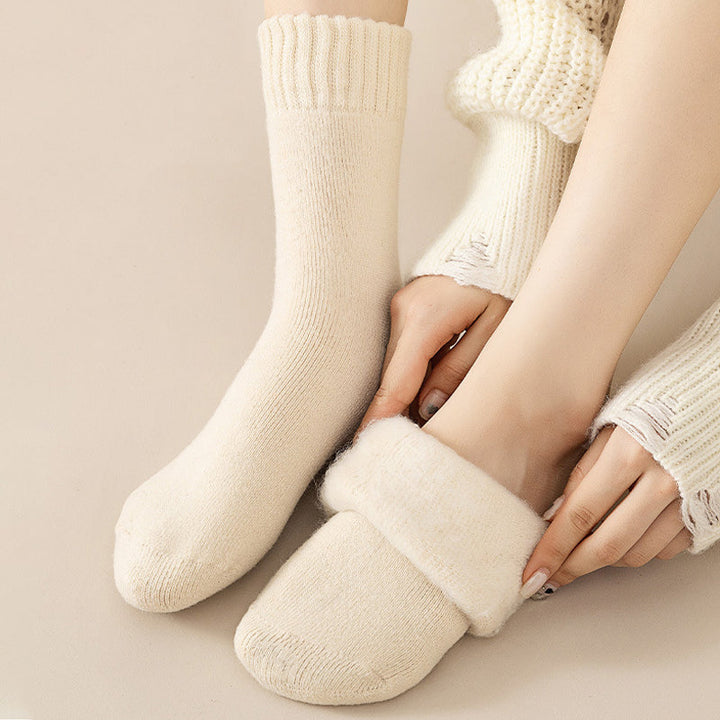 Colverro™ Fleece-Lined Thermal Socks for Women, Set of 3 Pairs
