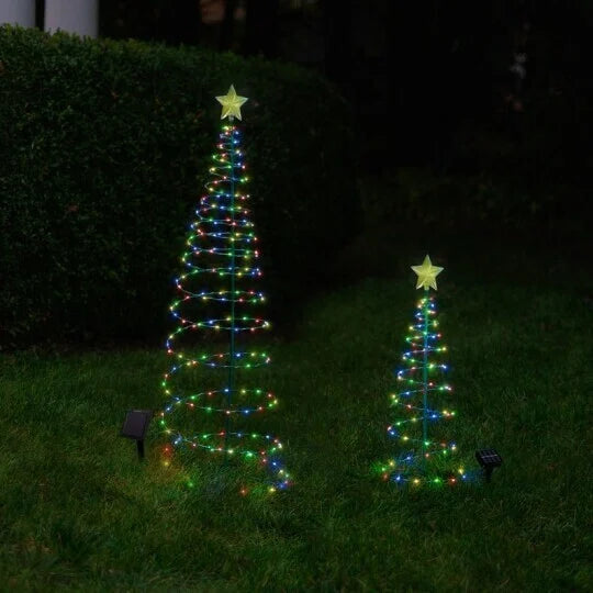 Colverro™ Solar Christmas Tree Light with Star That Glows Every Night