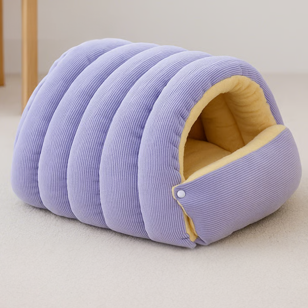 Colverro™ Puffer Jacket Pet Bed with Warm Fleece Lining
