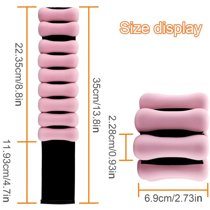 Colverro™ Silicone Ankle &amp; Wrist Weights with Anti-Slip Grip