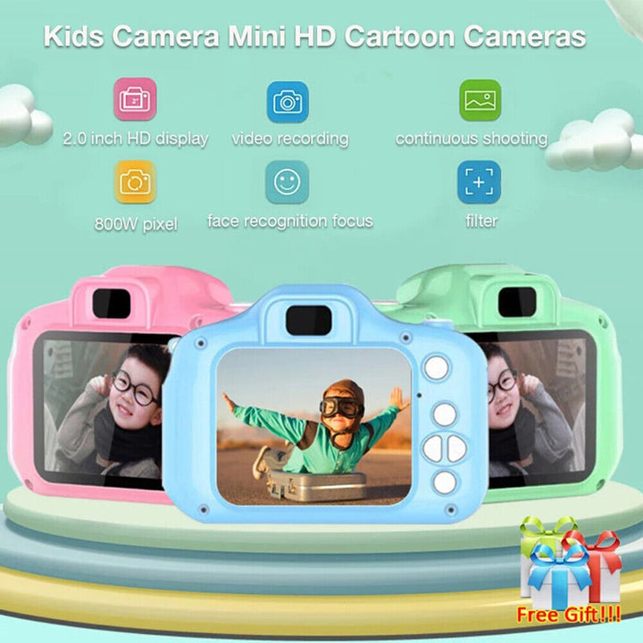 Colverro™ Retro Mini Digital Camera with Full HD Video and 2" Screen