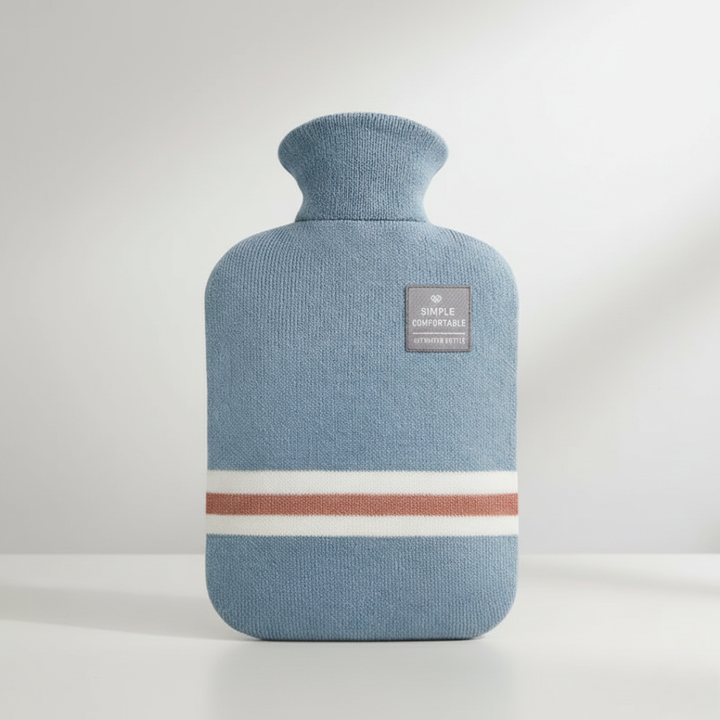 Colverro™ 2 Liter Hot Water Bottle with Knit Cover, Warm for Hours