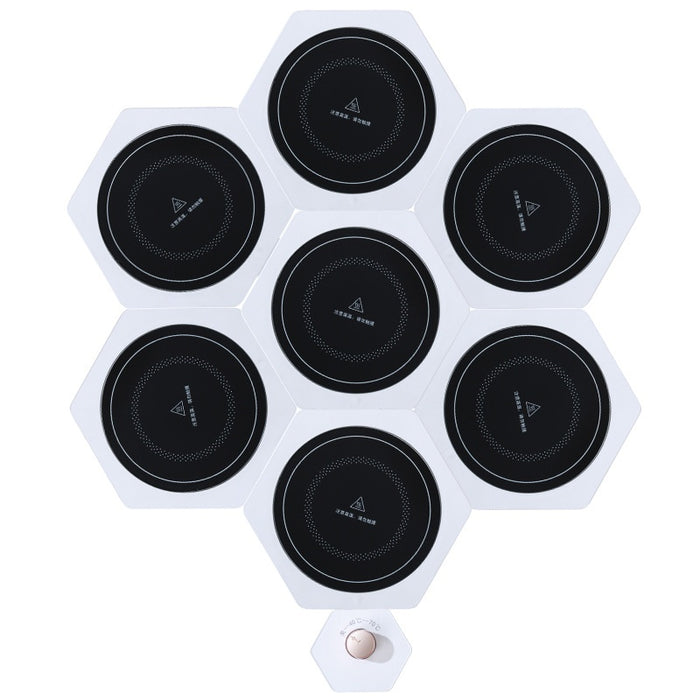 Colverro Modular Food Warming Plates, Glass Top, 1 to 7 Panels