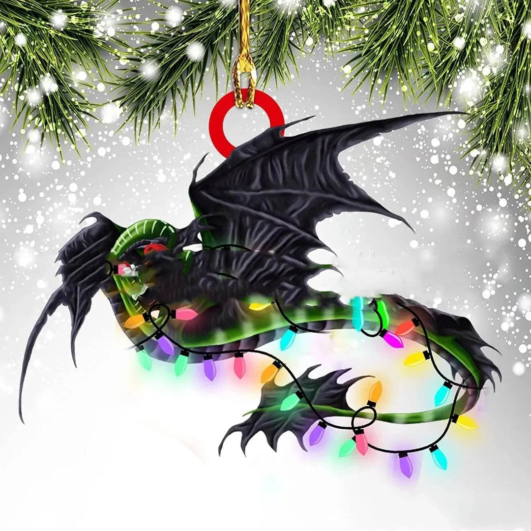Colverro™ Acrylic Dinosaur Dragon Egg Christmas Ornament – 3 Inch