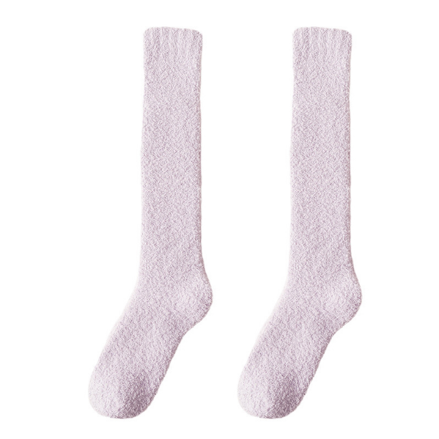 Colverro™ Extra-Long Coral Fleece Winter Socks for Cozy Feet