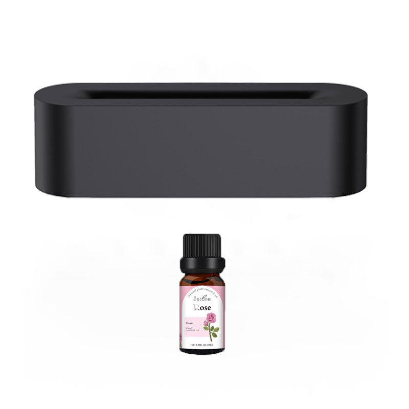 Flame Diffuser with 7 Colors and Essential Oil Set, Cool Mist