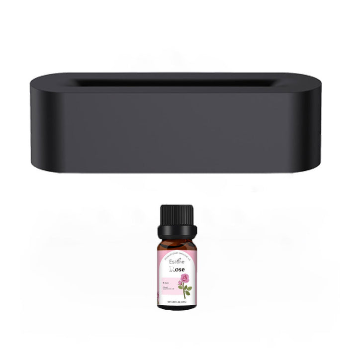 Flame Diffuser with 7 Colors and Essential Oil Set, Cool Mist