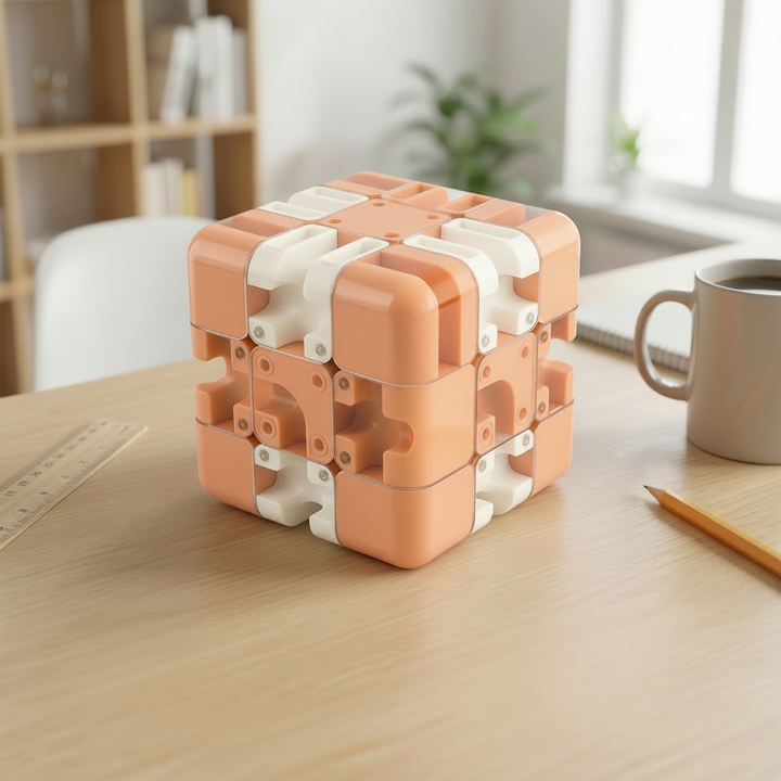 Colverro™ 3D Maze Puzzle Cube with Metal Ball and Multi-Layer Labyrinth
