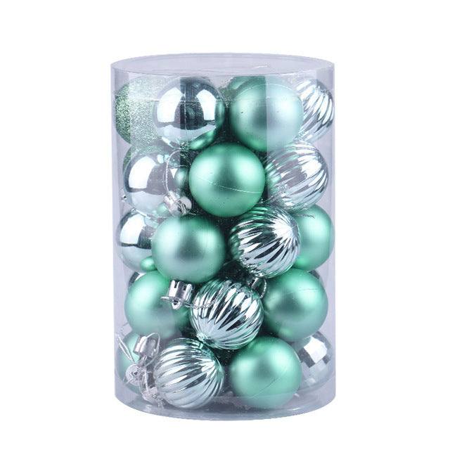 Colverro™ Set of 34 Christmas Ball Ornaments 4 cm in Rich Colors