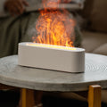 Flame Diffuser with 7 Colors and Essential Oil Set, Cool Mist