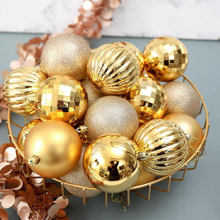 Colverro™ Set of 34 Christmas Ball Ornaments 4 cm in Rich Colors