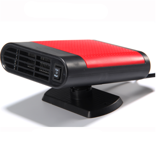 Car heater defroster fan on dashboard