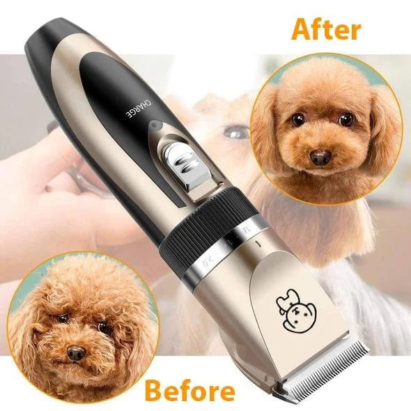 Colverro™ Low-Noise Rechargeable Dog and Cat Clippers Grooming Kit