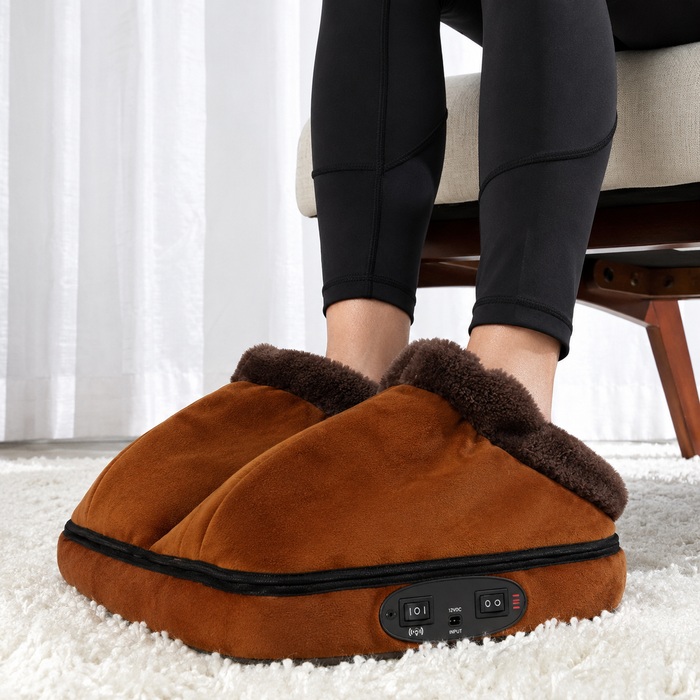 Colverro™ Heated Foot Warmer and Massager with Fleece Lining