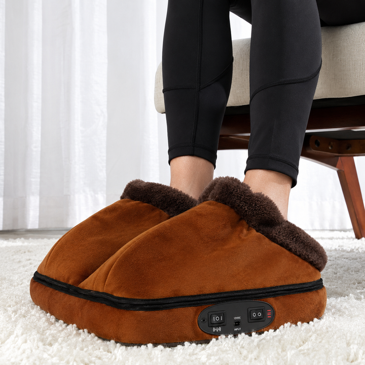 Colverro™ Heated Foot Warmer and Massager with Fleece Lining