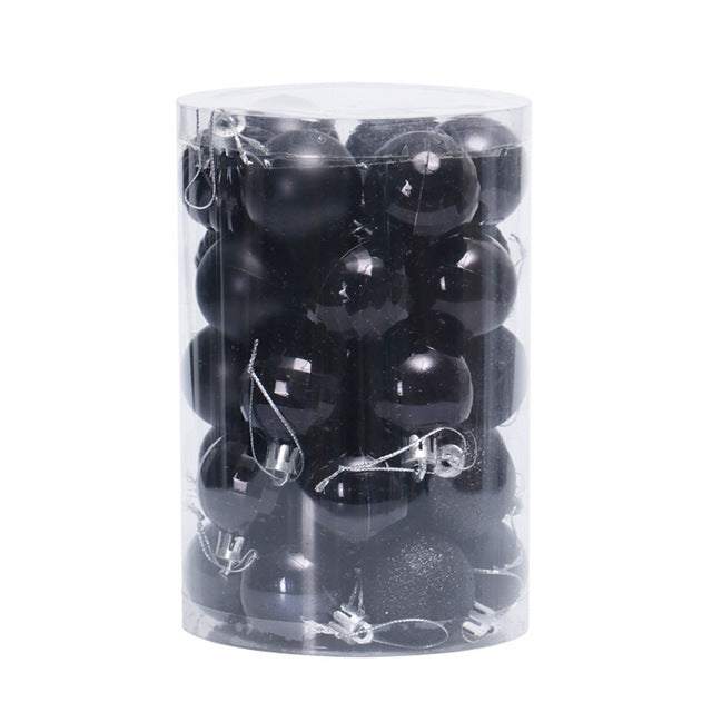 Colverro™ Set of 34 Christmas Ball Ornaments 4 cm in Rich Colors