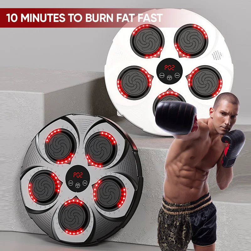 Colverro™ Wall-Mounted Music Boxing Machine with Bluetooth and Lights