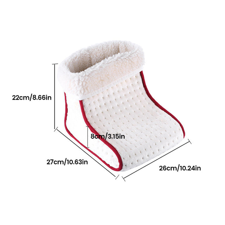 Colverro™ Electric Foot Warmer with Fluffy Lining &amp; Adjustable Heat