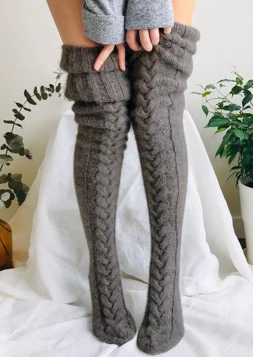 Colverro™ Extra-Long Over-the-Knee Knit Socks for Boots and Skirts