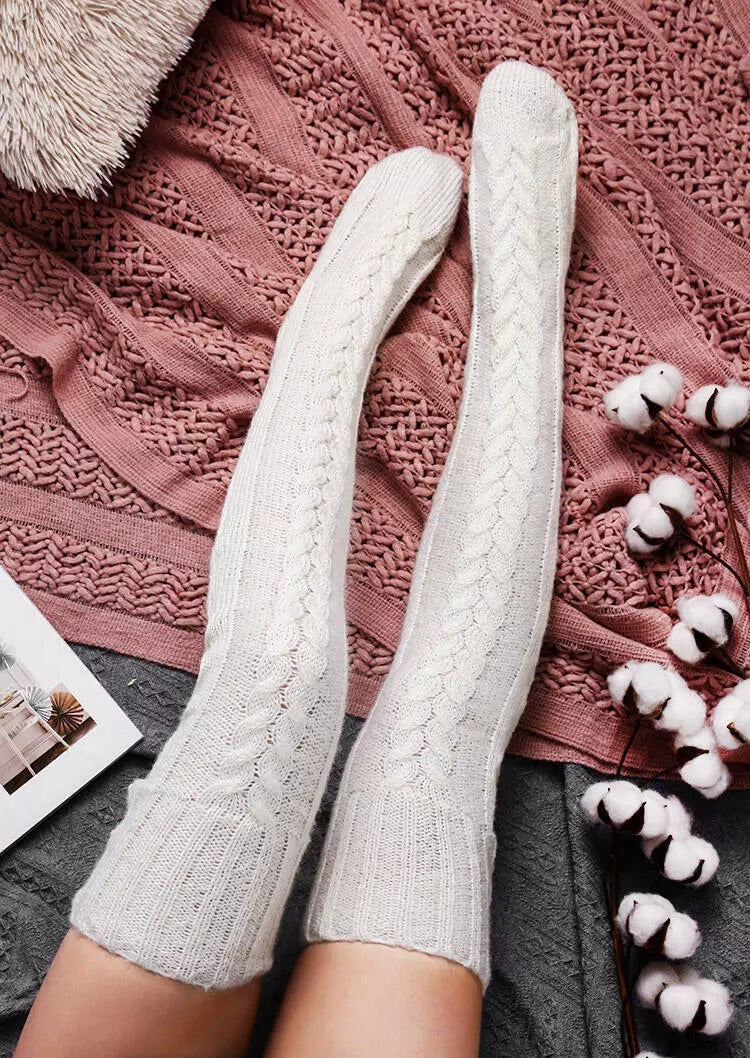Colverro™ Extra-Long Over-the-Knee Knit Socks for Boots and Skirts