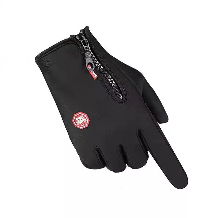 Colverro Windproof Sports Gloves with Zip Cuff