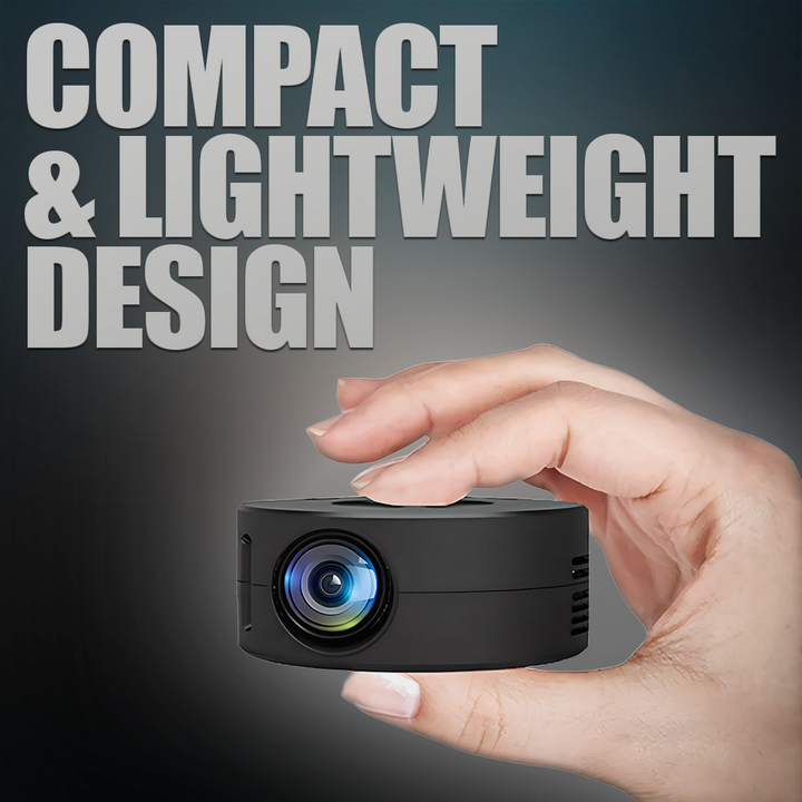 Colverro™ Mini Portable Projector with 1080P Support, Power Bank Ready