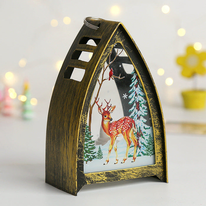 Colverro™ Hand-Painted LED Christmas Figures – Santa, Snowman and Reindeer