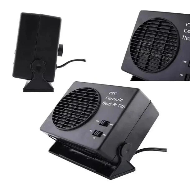Colverro™ 12V Ceramic Car Space Heater with Auto Thermostat