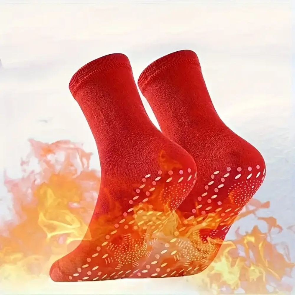 Colverro™ Rechargeable Heated Athletic Socks, 5-Pair Set – Unisex