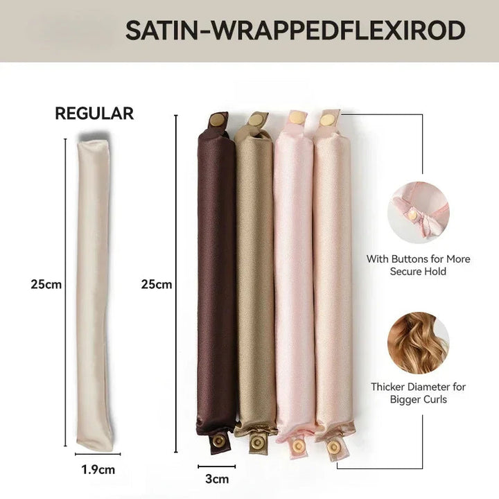 Colverro™ Satin Heatless Curling Headband for Soft Overnight Curls