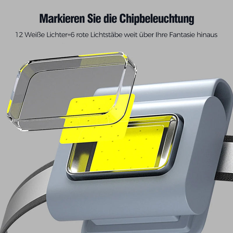 Colverro™ Magnetic Mini COB Flashlight with USB Charging, 200 Lumens