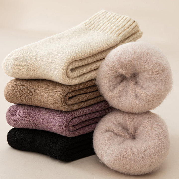Colverro™ Fleece-Lined Thermal Socks for Women, Set of 3 Pairs