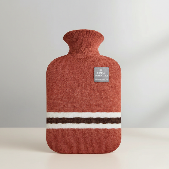 Colverro™ 2 Liter Hot Water Bottle with Knit Cover, Warm for Hours