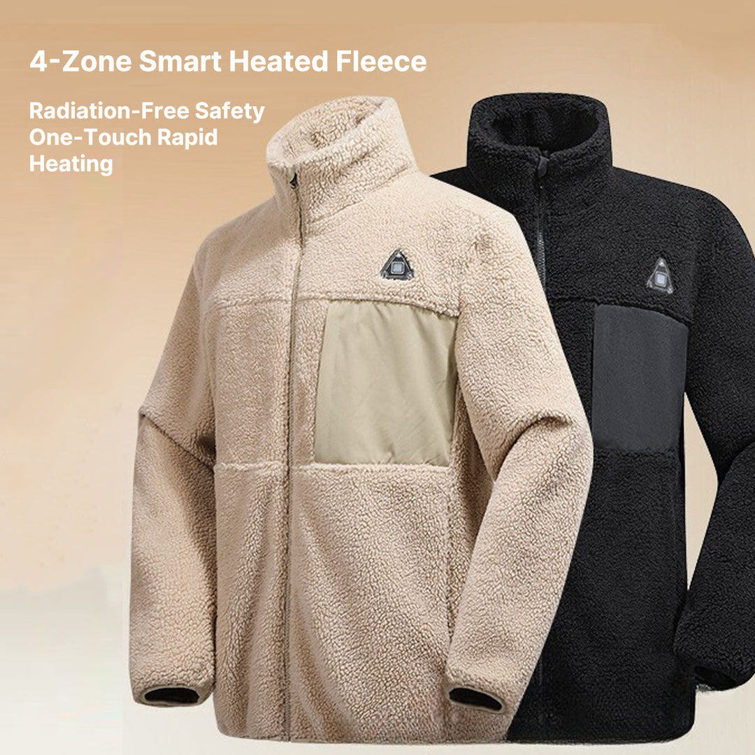 Colverro™ USB Heated Fleece Jacket with 4-Zone Heating and Dual Controls