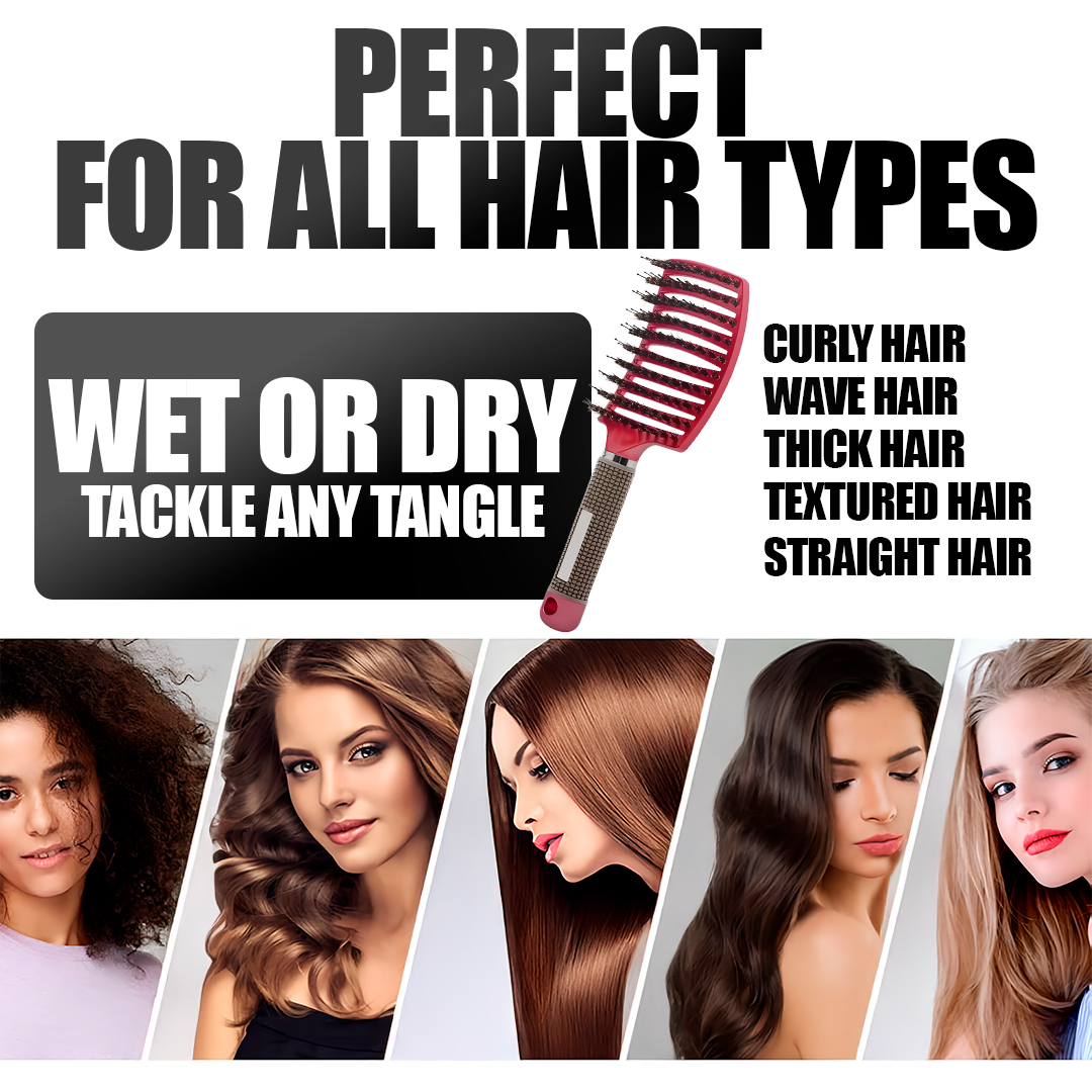 Colverro™ Detangling Hair Brush for Gentle, Pain-Free Knot Removal