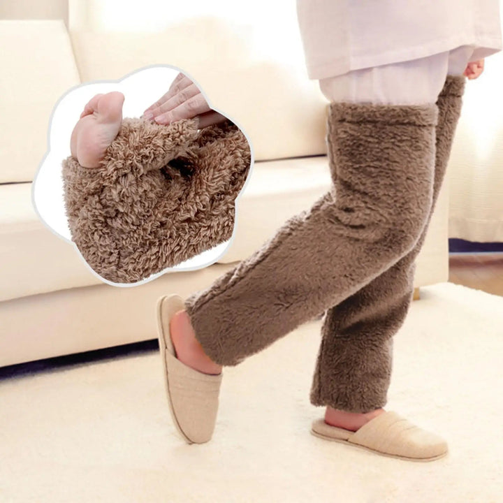 Colverro™ Fuzzy Over-the-Knee Socks with Open Sole Option