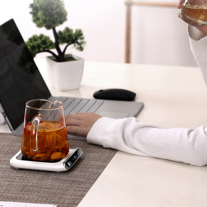 Colverro™ Mug Warmer Coaster with 3 Heat Levels and Auto Shut-Off