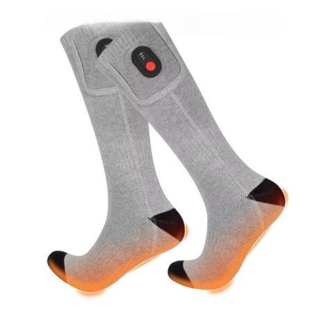 Colverro™ USB Rechargeable Heated Socks with Toe and Sole Warmth