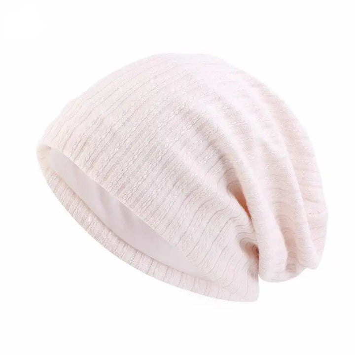 Colverro™ Wheat Pattern Double-Layer Cotton Beanie for Everyday Wear