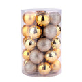 Colverro™ Set of 34 Christmas Ball Ornaments 4 cm in Rich Colors