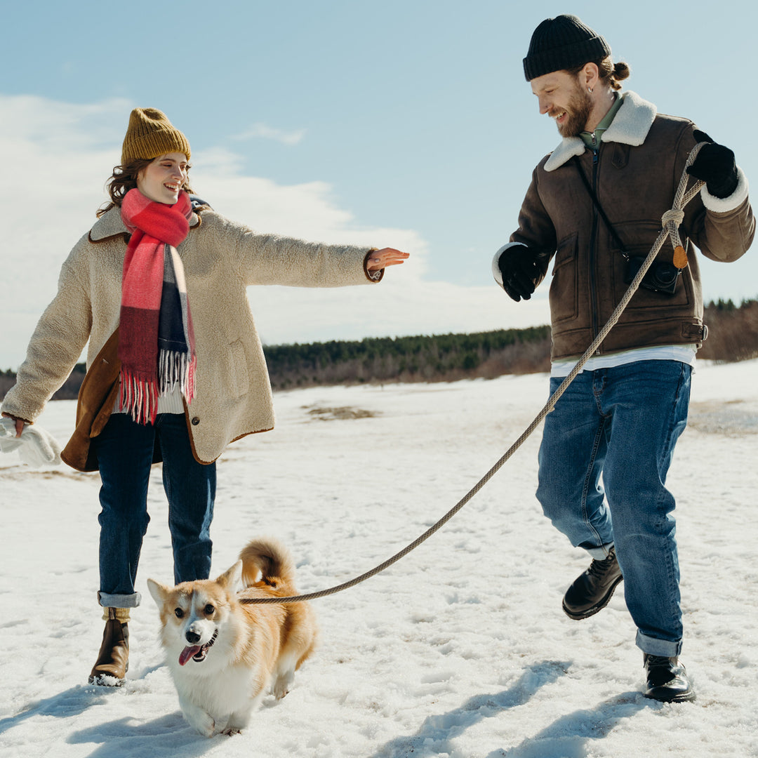 Red plaid heated scarf with power bank