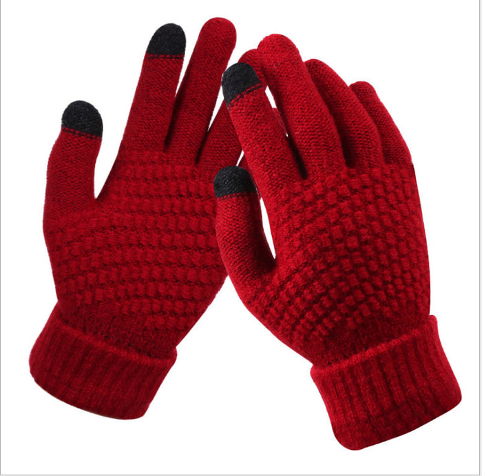 Colverro Textured Knit Touchscreen Gloves for Everyone