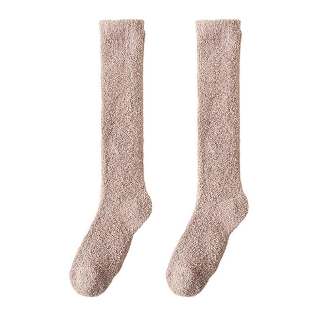 Colverro™ Extra-Long Coral Fleece Winter Socks for Cozy Feet